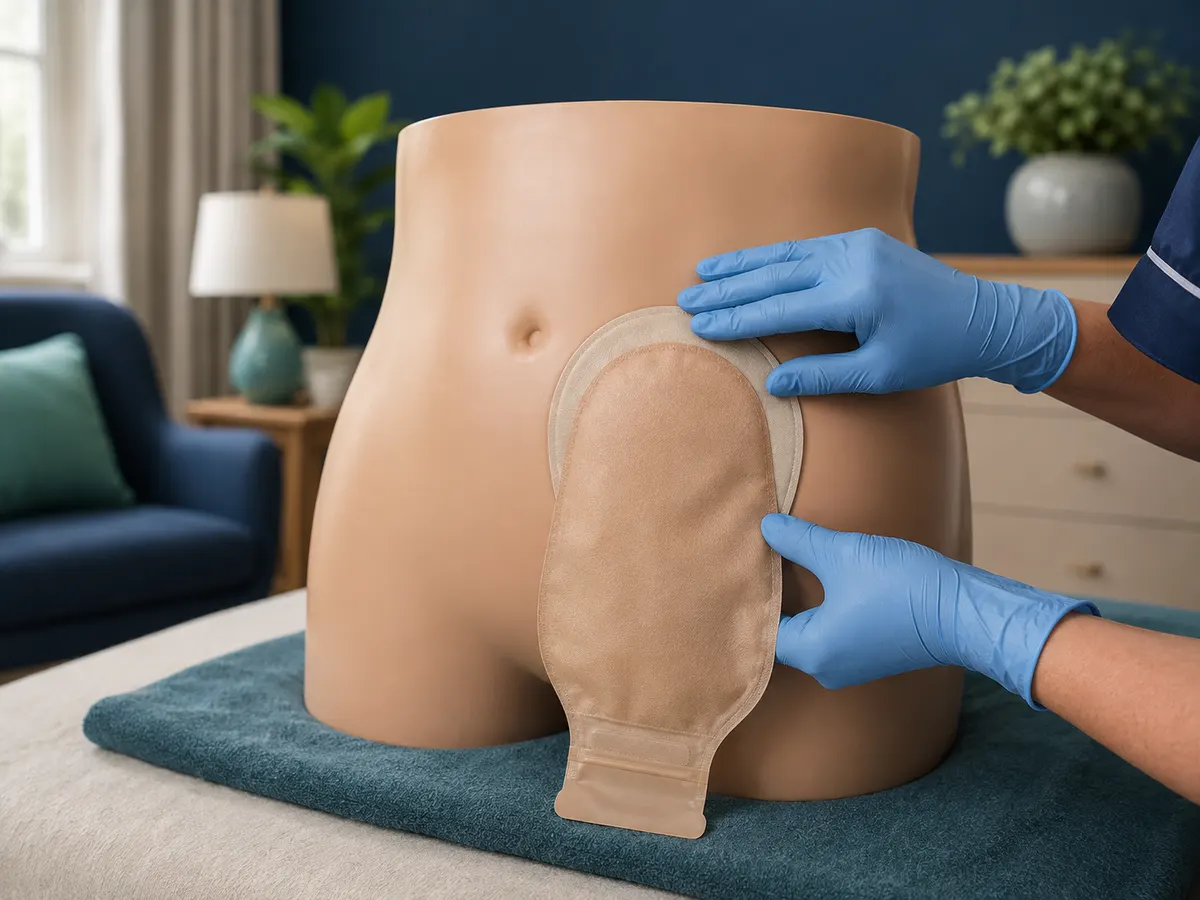 Pressed into place from the centre outward, so the seal bonds evenly with no trapped air.